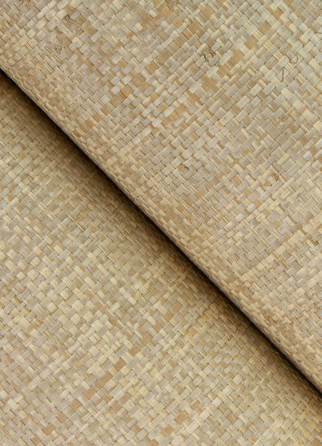 Cheng Light Brown Woven Grasscloth Wallpaper with Raffia Fabric & Woven Texture - A-Street Prints 2923-88015