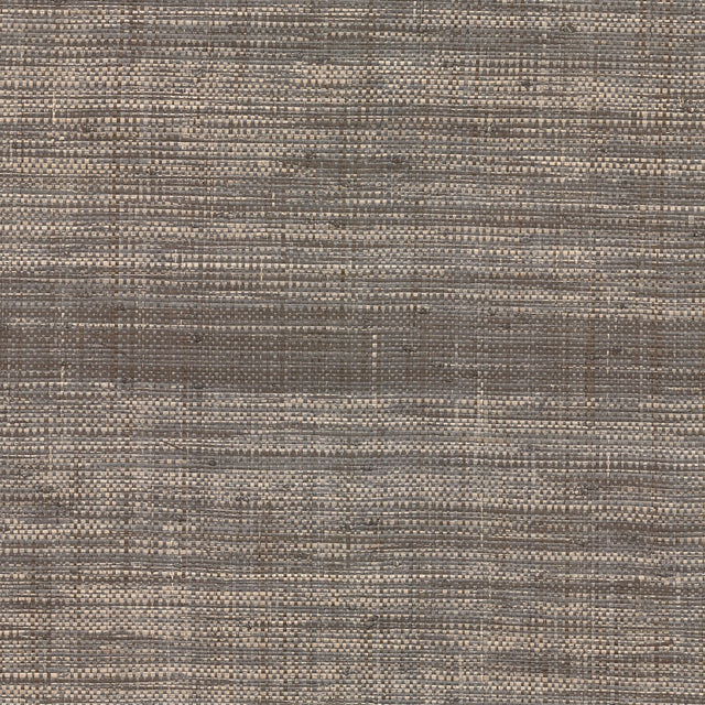 Cheng Grey Woven Grasscloth Wallpaper with Textured Raffia Weave - A-Street Prints 2923-88019