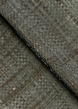 Cheng Grey Woven Grasscloth Wallpaper with Textured Raffia Weave - A-Street Prints 2923-88019