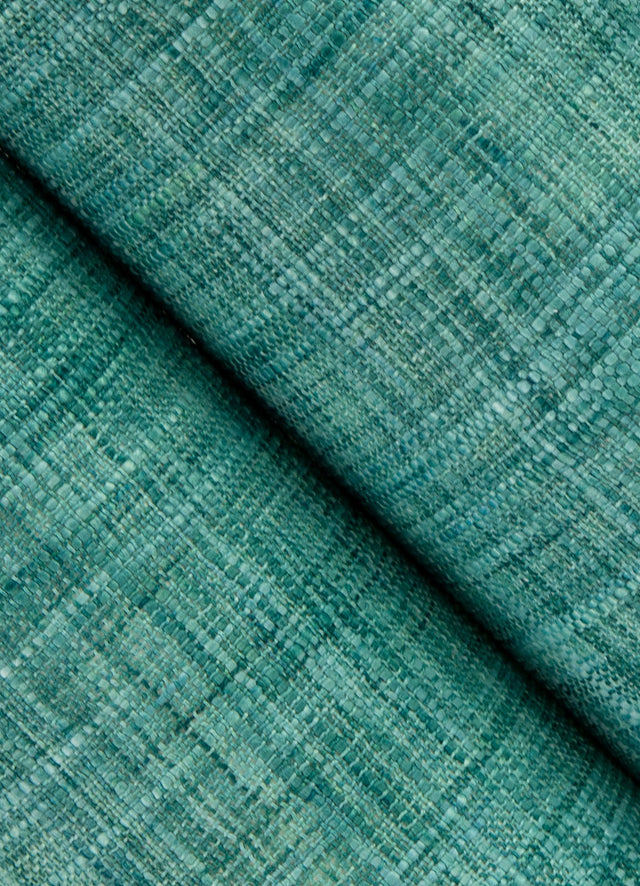 Genji Teal Woven Wallpaper with Fabric & Woven Textures in Farmhouse Style - A-Street Prints 2923-88026