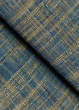 Genji Blue Woven Wallpaper with Fabric & Woven Texture - A-Street Prints 2923-88027