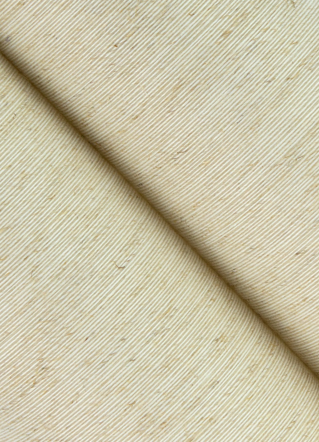 Zhu Cream String Wallpaper with Textured Cotton Yarn Laminate Grasscloth - A-Street Prints 2923-88032