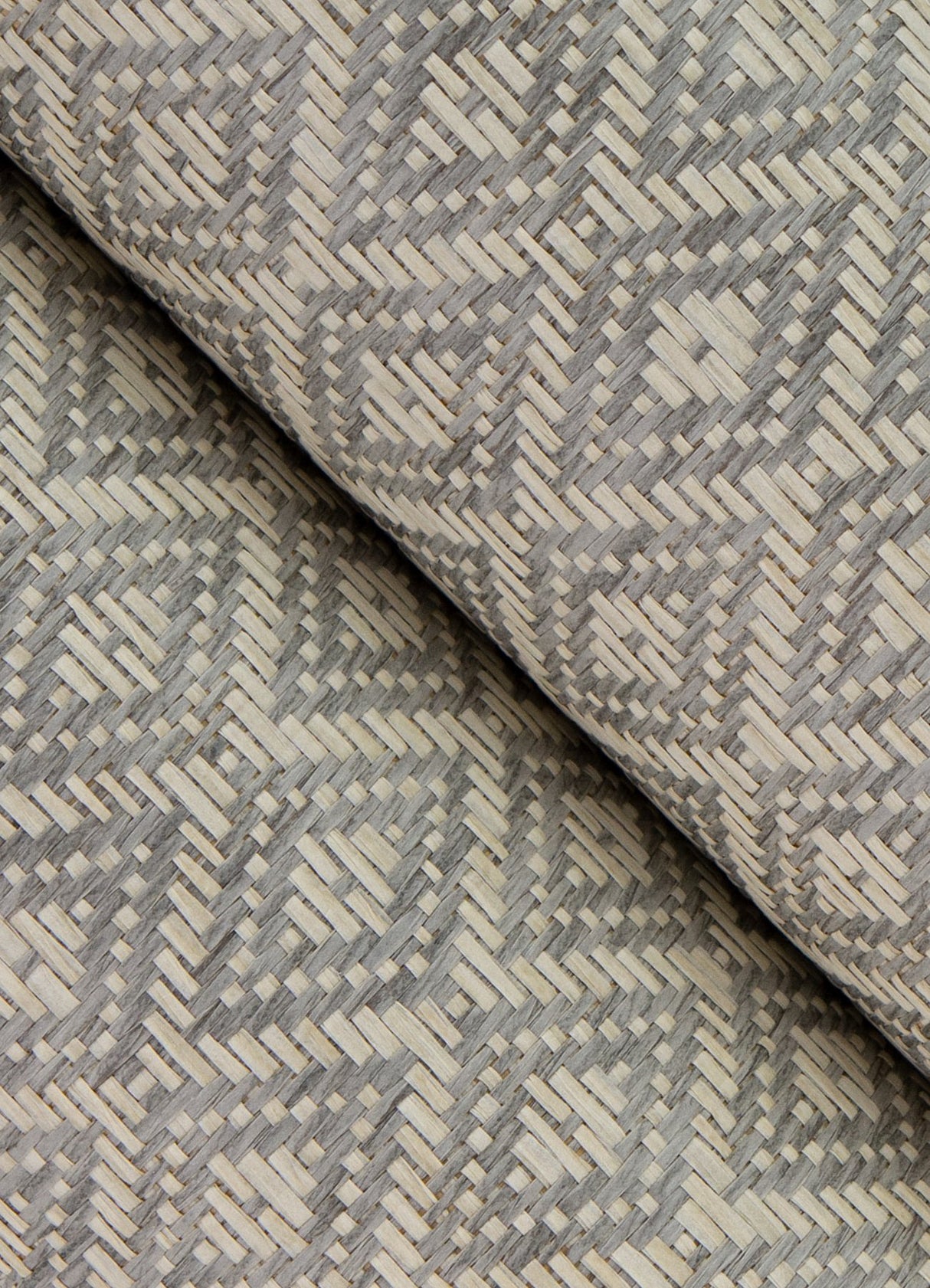 Hui Stone Paper Weave Grasscloth Wallpaper with Geometric Diamond Pattern - A-Street Prints 2923-88042