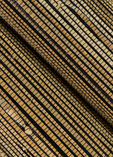 Mayleen Black Grasscloth Wallpaper with Modern Striped Hand-Weave Texture - A-Street Prints 2923-88047