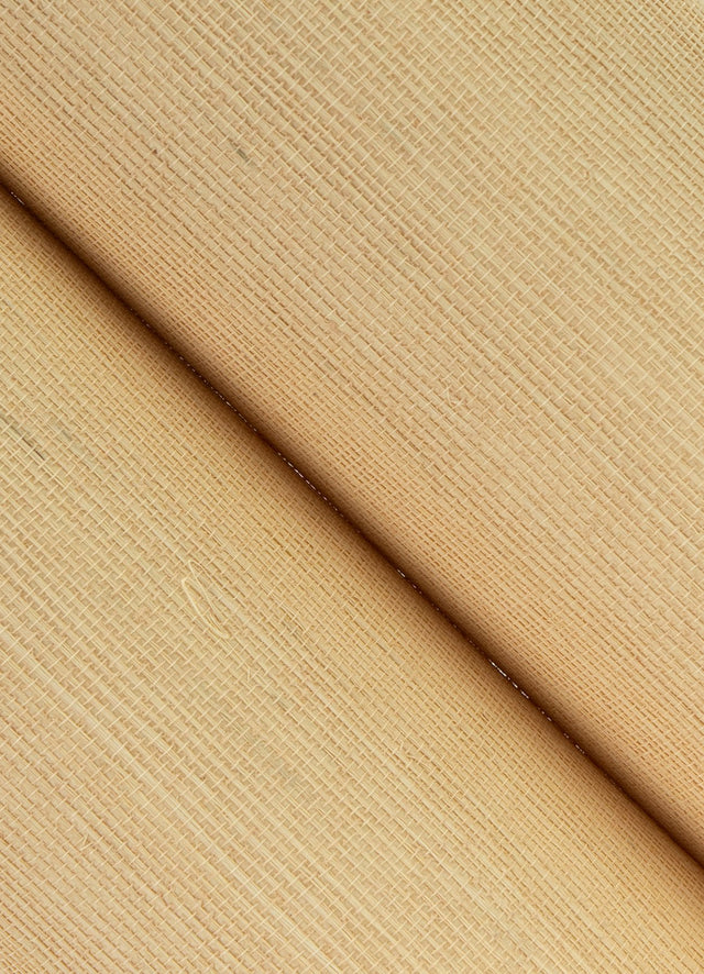 Weici Apricot Sisal Grasscloth Wallpaper with Texture Pattern - A-Street Prints 2923-88052