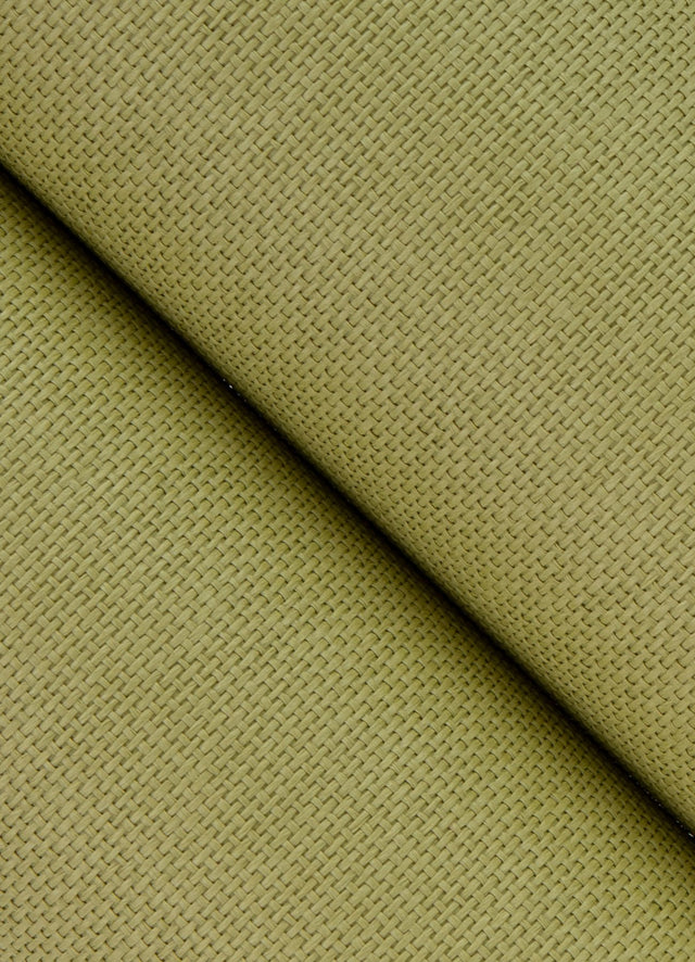 Qiaohui Green Petite Weave Textured Grasscloth Wallpaper - A-Street Prints 2923-88060