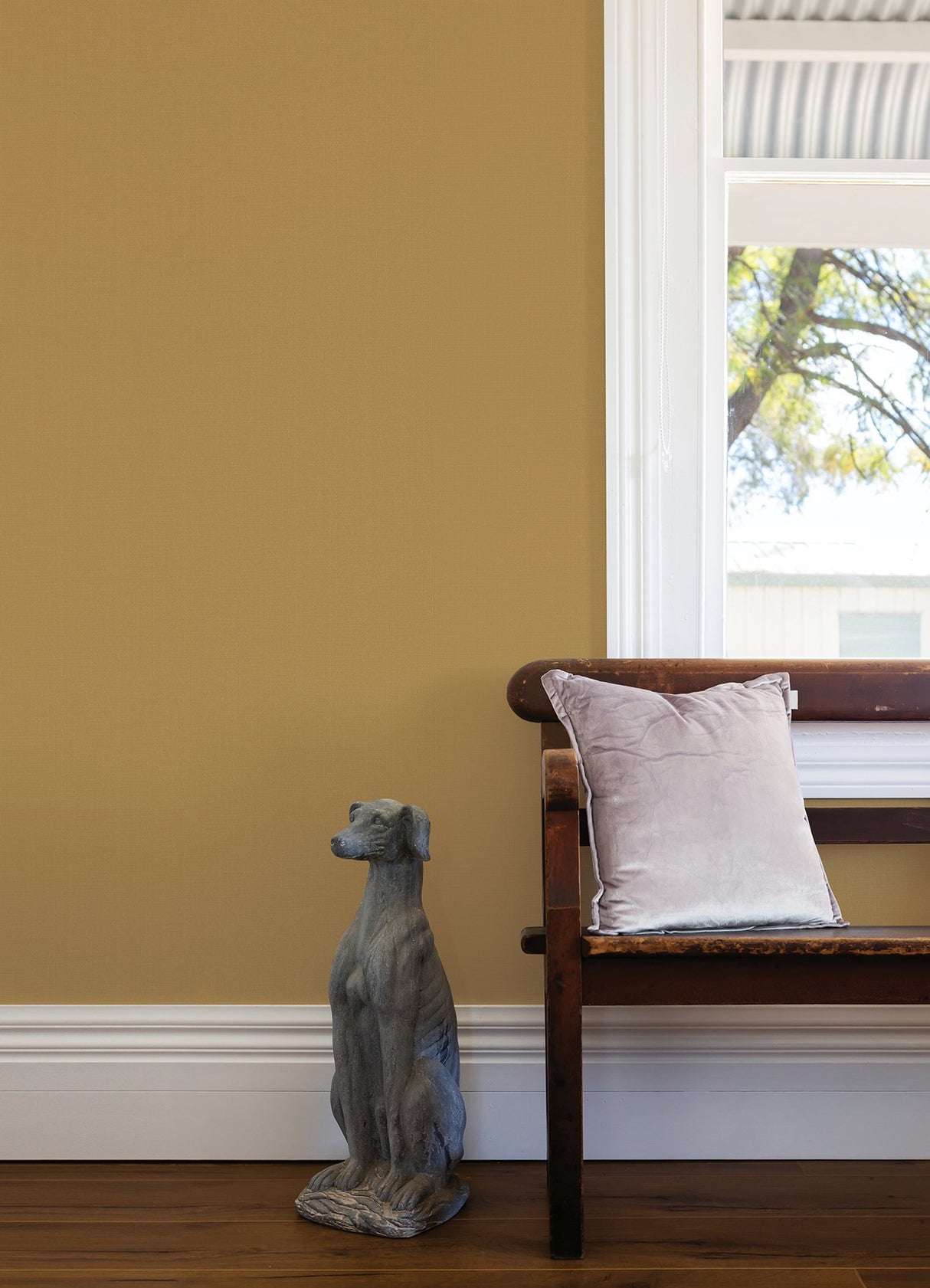Qiaohui Light Brown Petite Weave Wallpaper with Modern Fabric & Woven Texture - Brewster 2923-88061
