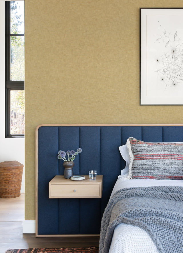 Xiulin Off White Zigzag Textured Grasscloth Wallpaper with Coastal Fabric & Woven Texture - A-Street Prints 2923-88068