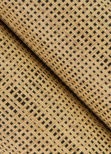 Cixi Neutral Basketweave Wallpaper with Modern Fabric & Woven Texture - A?Street Prints 2923-88069