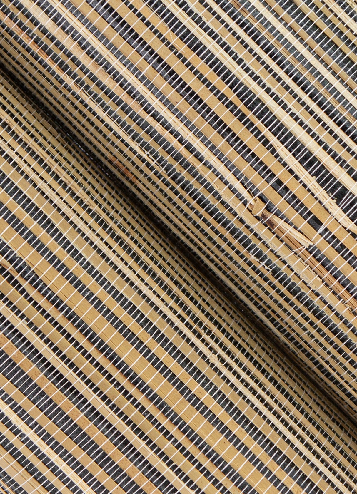 Anhui Black Grasscloth Wallpaper in Black with Fabric & Woven Texture, Modern Graphics - A-Street Prints 2923-89475
