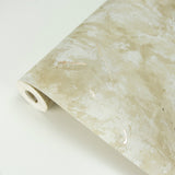 Titania Gold Marble Texture Wallpaper with Metallic Abstract Stone Motif - Brewster 2927-00103