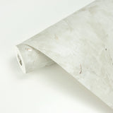 Titania Taupe Marble Texture Wallpaper with Metallic Stone Motif - Brewster 2927-00104