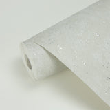 Drizzle Silver Speckle Wallpaper with Metallic Distressed Texture - Brewster 2927-00702