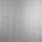 Nova Silver Faux Wood Wallpaper with Metallic Wood Grain - Brewster 2927-10105