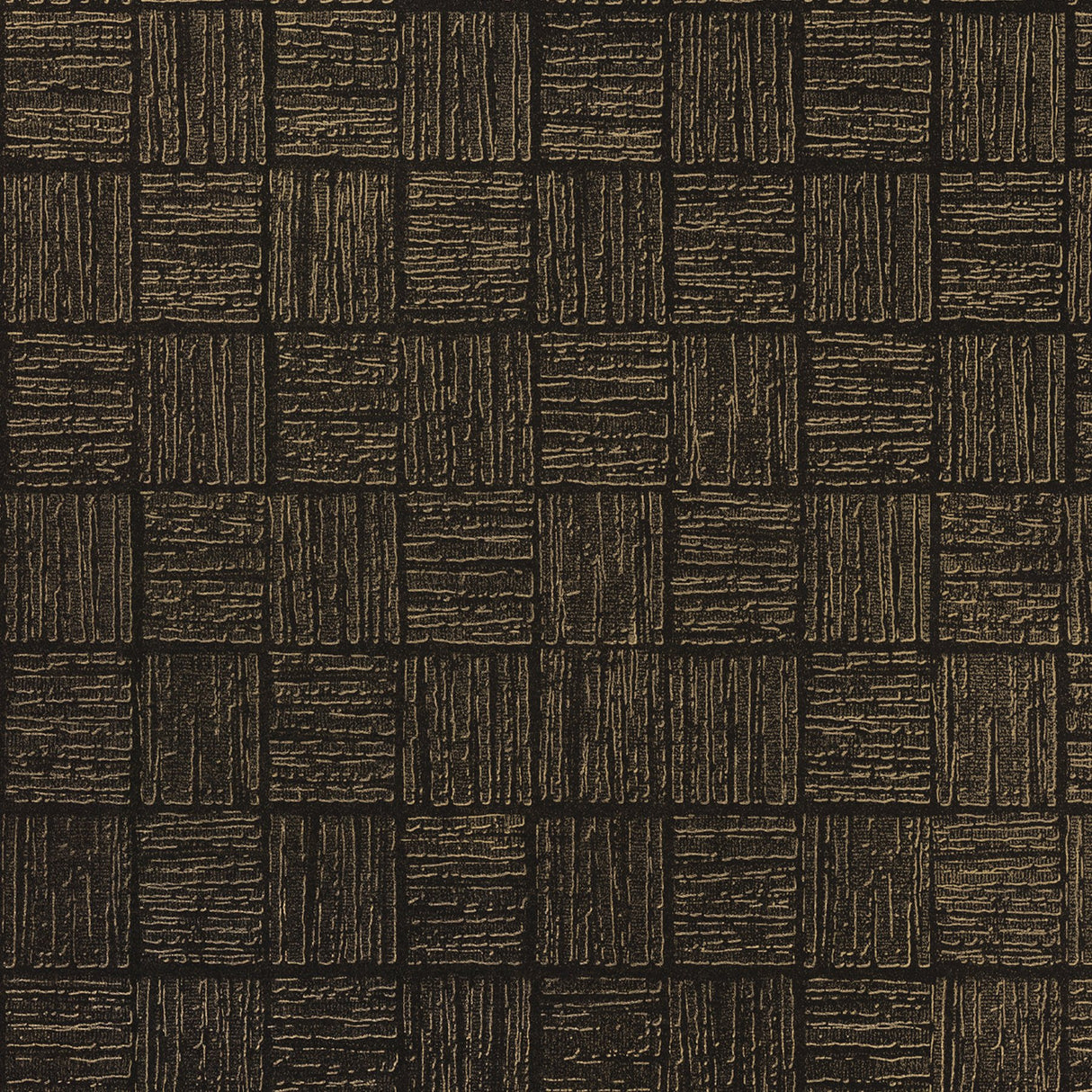 Glint Black Distressed Geometric Wallpaper with Metallic Glam Abstract Pattern - Brewster 2927-10501