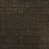 Glint Black Distressed Geometric Wallpaper with Metallic Glam Abstract Pattern - Brewster 2927-10501
