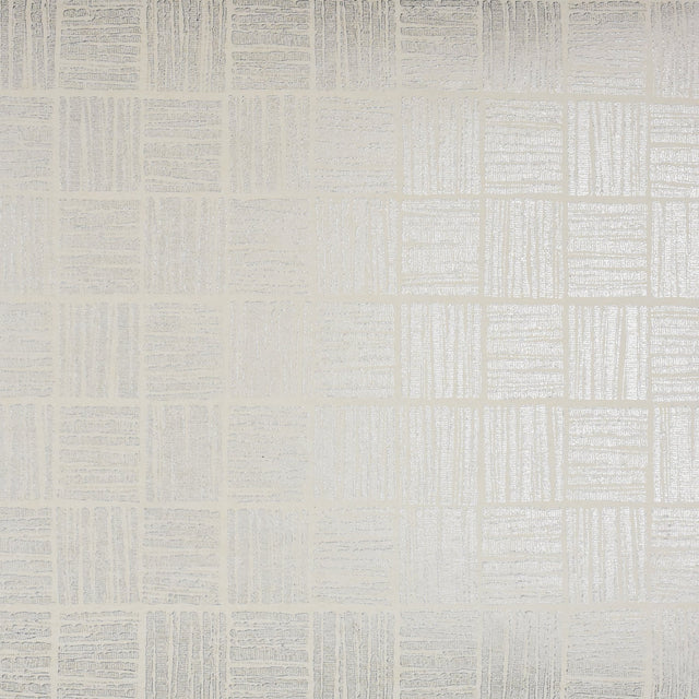 Glint Cream Distressed Geometric Wallpaper with Metallic Abstract Glam Style - Brewster 2927-10502
