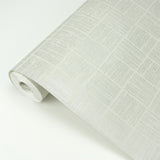 Glint Cream Distressed Geometric Wallpaper with Metallic Abstract Glam Style - Brewster 2927-10502