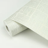 Glint Cream Distressed Geometric Wallpaper with Metallic Abstract Glam Style - Brewster 2927-10502