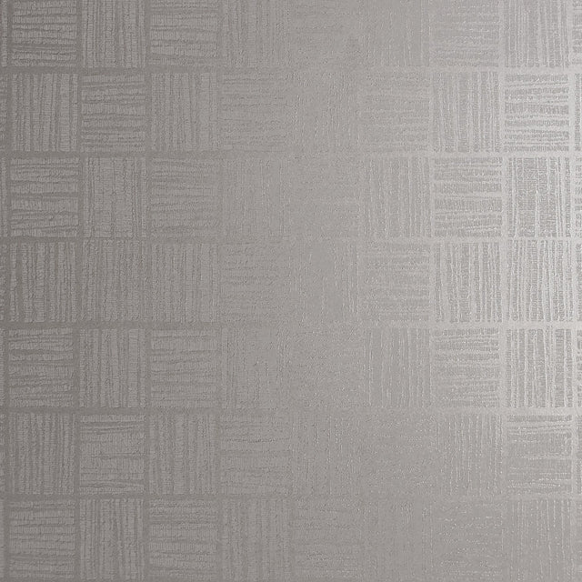 Glint Silver Distressed Geometric Wallpaper with Metallic Glam Abstract Pattern - Brewster 2927-10504