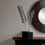 Glint Silver Distressed Geometric Wallpaper with Metallic Glam Abstract Pattern - Brewster 2927-10504