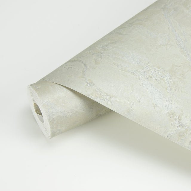 Crux Bronze Marble Wallpaper with Metallic Distressed Texture - Brewster 2927-12002