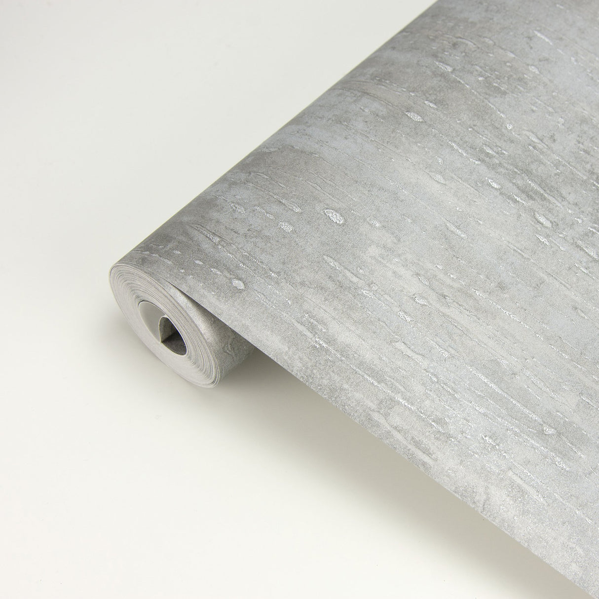 Ara Pewter Distressed Texture Wallpaper with Abstract Modern Texture Pattern - Brewster 2927-13002