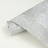 Ozone Silver Texture Wallpaper with Metallic Distressed Abstract Motif - Brewster 2927-20402