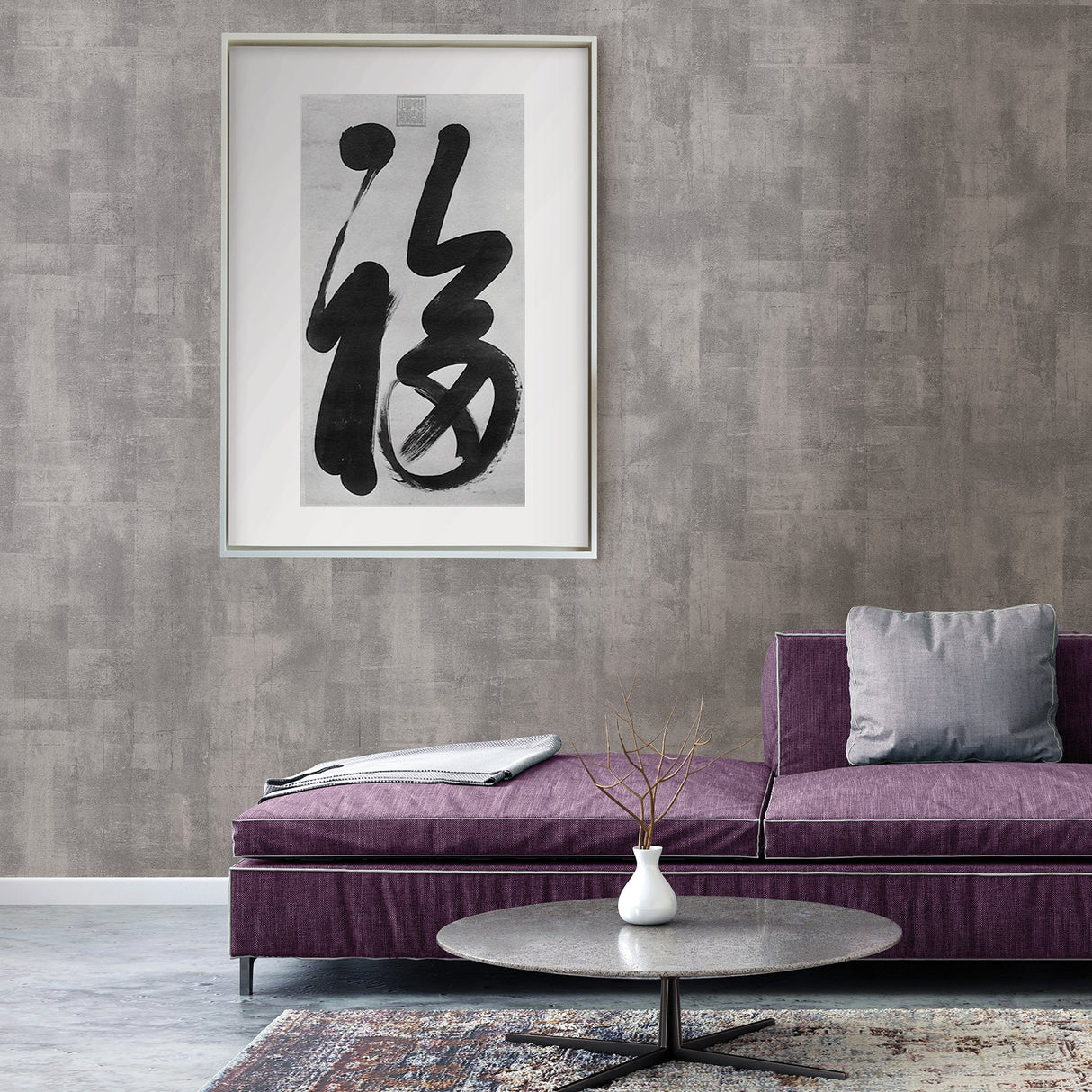 Ozone Silver Texture Wallpaper with Metallic Distressed Abstract Motif - Brewster 2927-20402