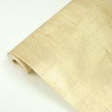 Ozone Gold Texture Wallpaper with Distressed Textures Glam Abstract Pattern - Brewster 2927-20406