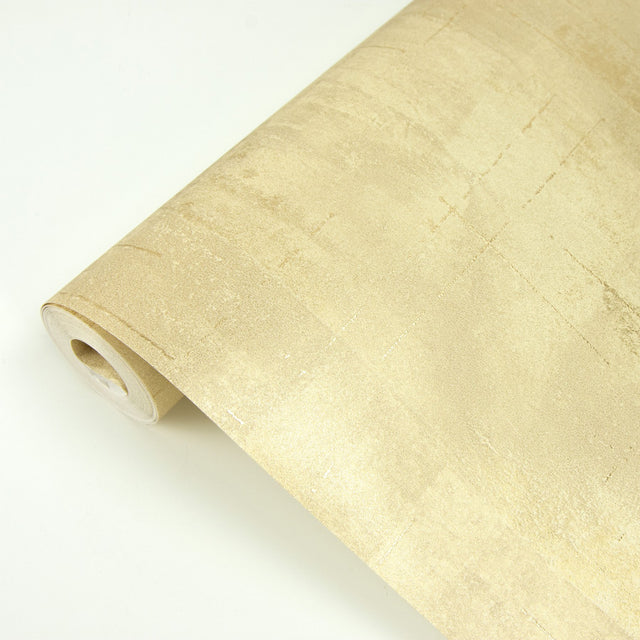 Ozone Gold Texture Wallpaper with Distressed Textures Glam Abstract Pattern - Brewster 2927-20406