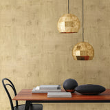 Ozone Gold Texture Wallpaper with Distressed Textures Glam Abstract Pattern - Brewster 2927-20406