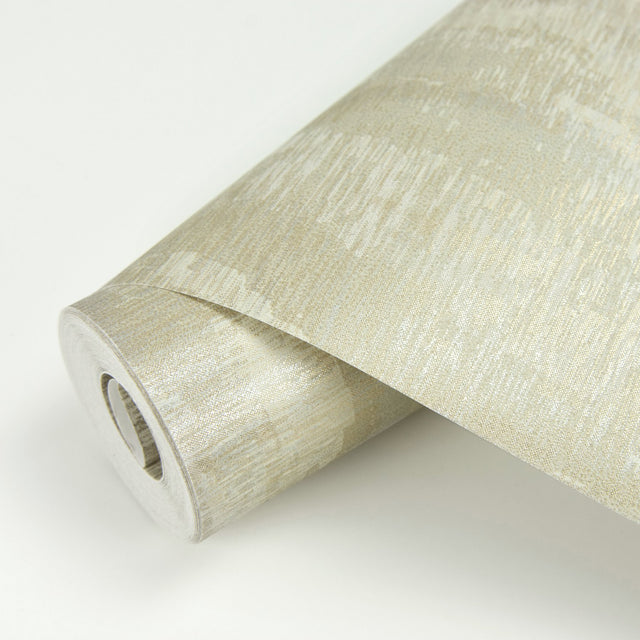 Meteor Gold Distressed Texture Wallpaper with Metallic Glam Abstract Pattern - Brewster 2927-20901