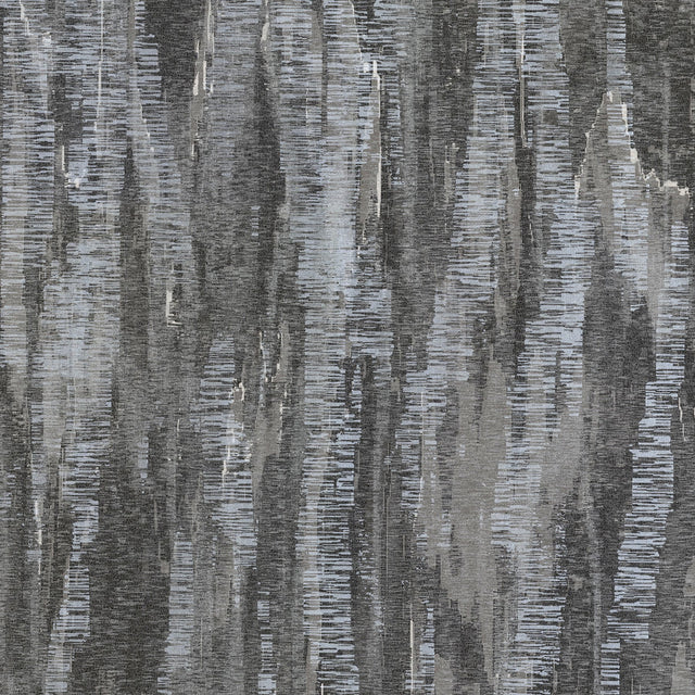 Meteor Pewter Distressed Texture Wallpaper with Metallic Abstract Glam Motif - Brewster 2927-20904