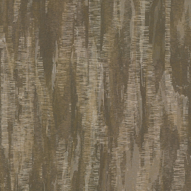 Meteor Bronze Distressed Texture Wallpaper with Glam Abstract Metallic Effect - Brewster 2927-20905