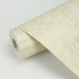 Cosmic Champagne Geometric Wallpaper with Metallic Abstract Triangle Pattern - Brewster 2927-21001