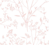 Southport Blush Delicate Branches Wallpaper with Botanical Coastal Motif - A-Street Prints 2927-80701