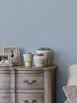 Marblehead Bluebell Basket Weave Wallpaper with Coastal Graphic Weave - A-Street Prints 2927-81002