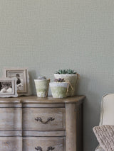 Marblehead Taupe Basket Weave Wallpaper with Coastal Graphics Pattern - A-Street Prints 2927-81008