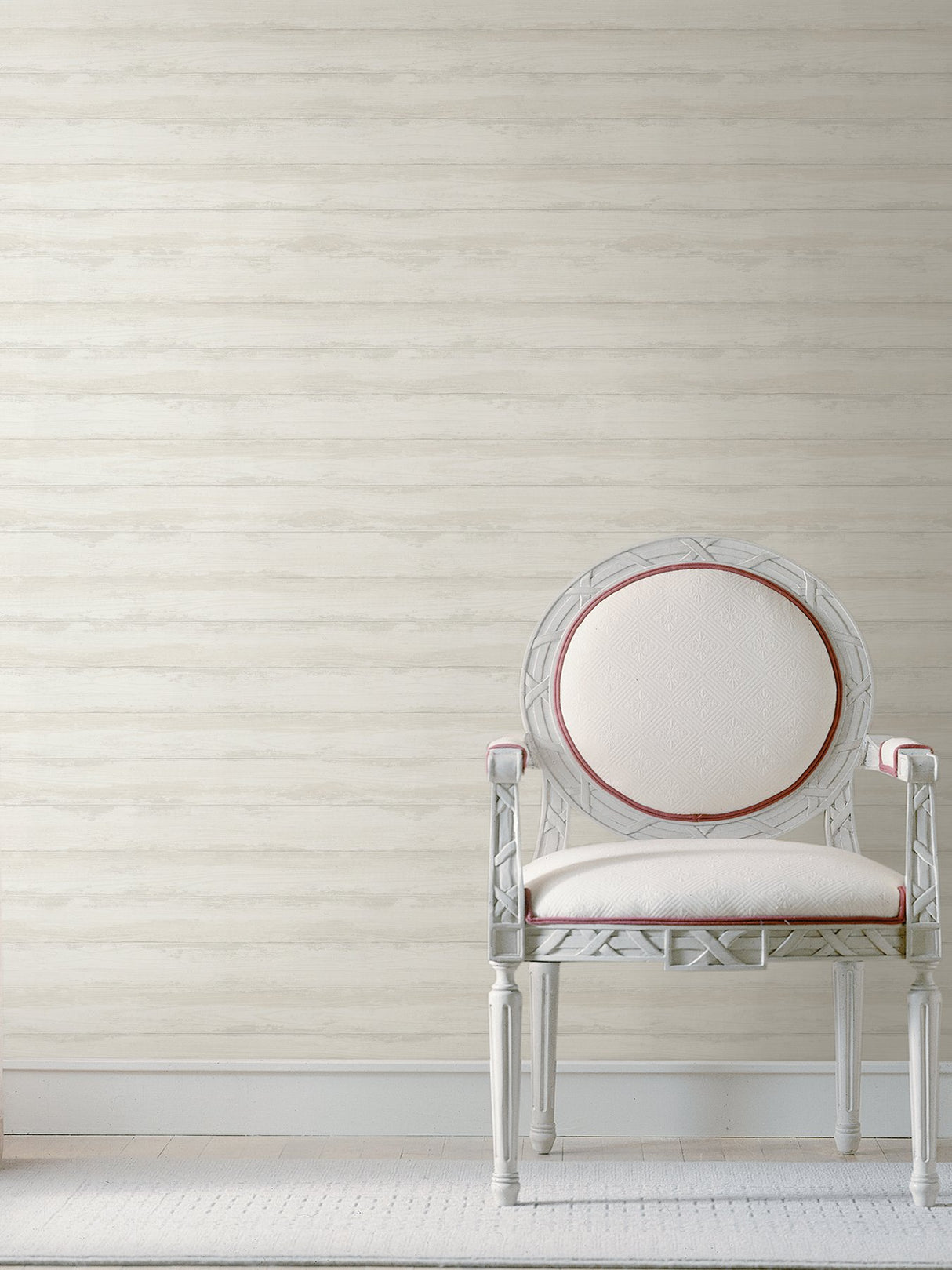 Truro Bone Weathered Shiplap Wallpaper with Coastal Wood Plank Motif - A-Street Prints 2927-81405