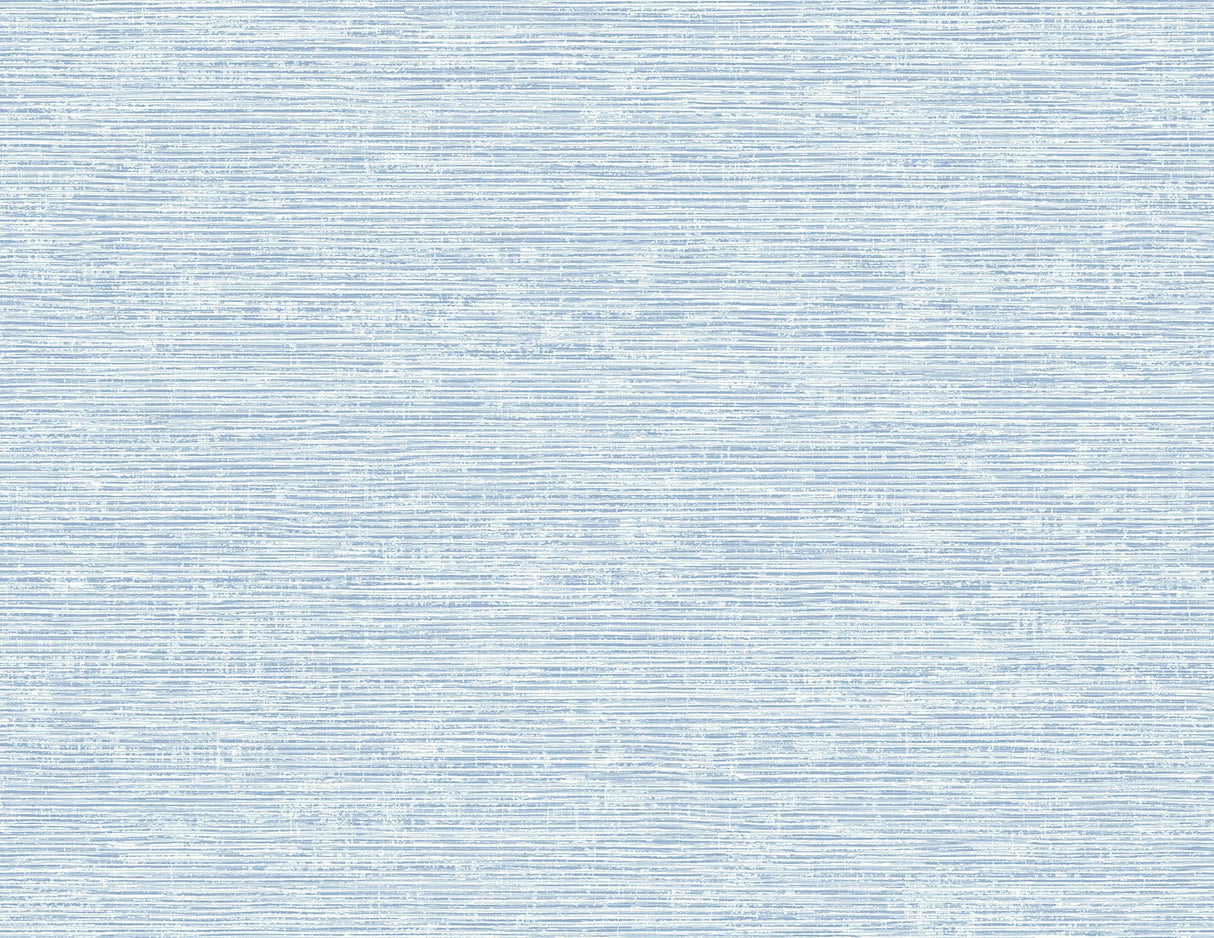 Tiverton Sky Blue Faux Grasscloth Wallpaper with Coastal Graphics Style - A-Street Prints 2927-81702