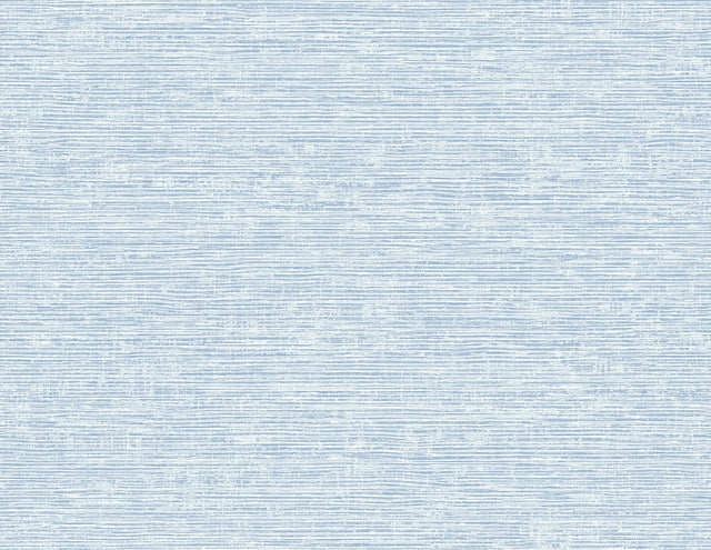 Tiverton Sky Blue Faux Grasscloth Wallpaper with Coastal Graphics Style - A-Street Prints 2927-81702