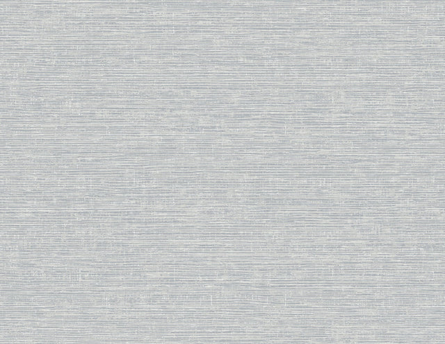 Tiverton Grey Faux Grasscloth Wallpaper with Coastal Graphics, Unpasted Acrylic Coated - Brewster 2927-81708