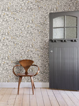 Kirke Grey Leafy Vines Wallpaper with Botanical Fruit Motif, Scandinavian Non Woven - A-Street Prints 2932-65104