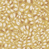Kirke Yellow Leafy Vines Wallpaper with Scandinavian Botanical Fruit Motif - A-Street Prints 2932-65108
