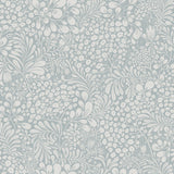 Siv Light Blue Botanical Wallpaper with Scandinavian Non Woven Design - A-Street Prints 2932-65130
