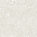 Siv Grey Botanical Wallpaper with Scandinavian Non Woven Design - A-Street Prints 2932-65131