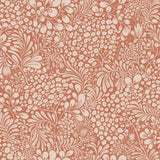 Siv Red Botanical Wallpaper with Scandinavian Non Woven Design - A-Street Prints 2932-65133