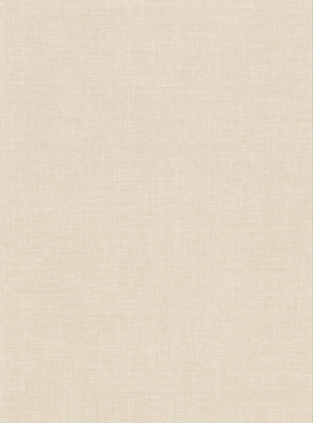 Avatar Linen Cream Textured Wallpaper with Fabric-Backed Vinyl - Warner 2945-1106