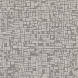 Tiffany Grey Abstract Geometric Wallpaper with Textured Metallic Feature Wall Style - Warner 2945-1115